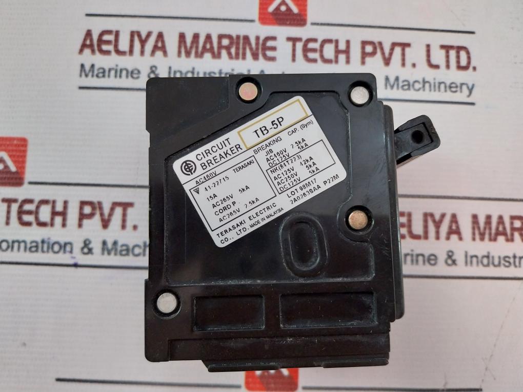 Terasaki Tb-5P Circuit Breaker 15A Ac460V