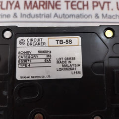 Terasaki Tb-5S Circuit Breaker 20A Ac440V 50/60Hz