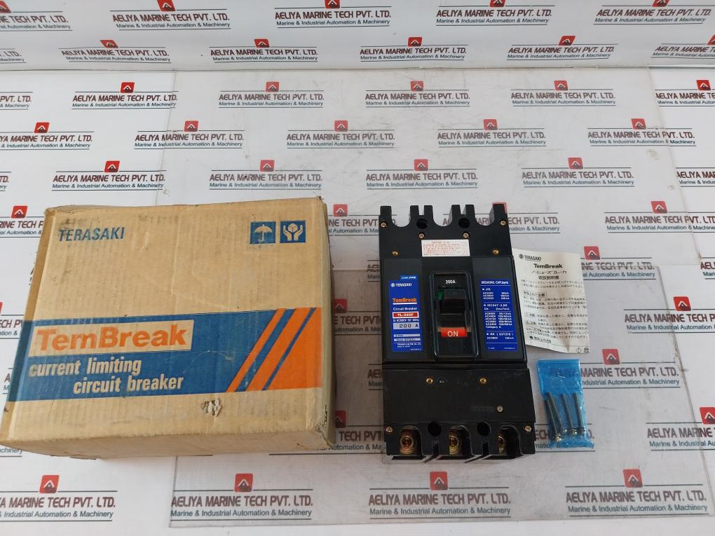 Terasaki Tembreak Tl-225F Current Limiting Circuit Breaker 200A Ac690V 50~60Hz