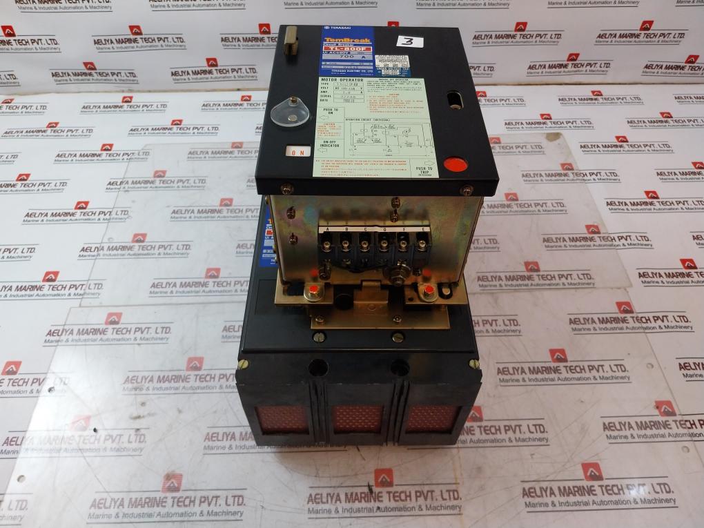Terasaki Tembreak Tl-800F 3 Pole Circuit Breaker W/ Tmc9B Motor Operator 700A