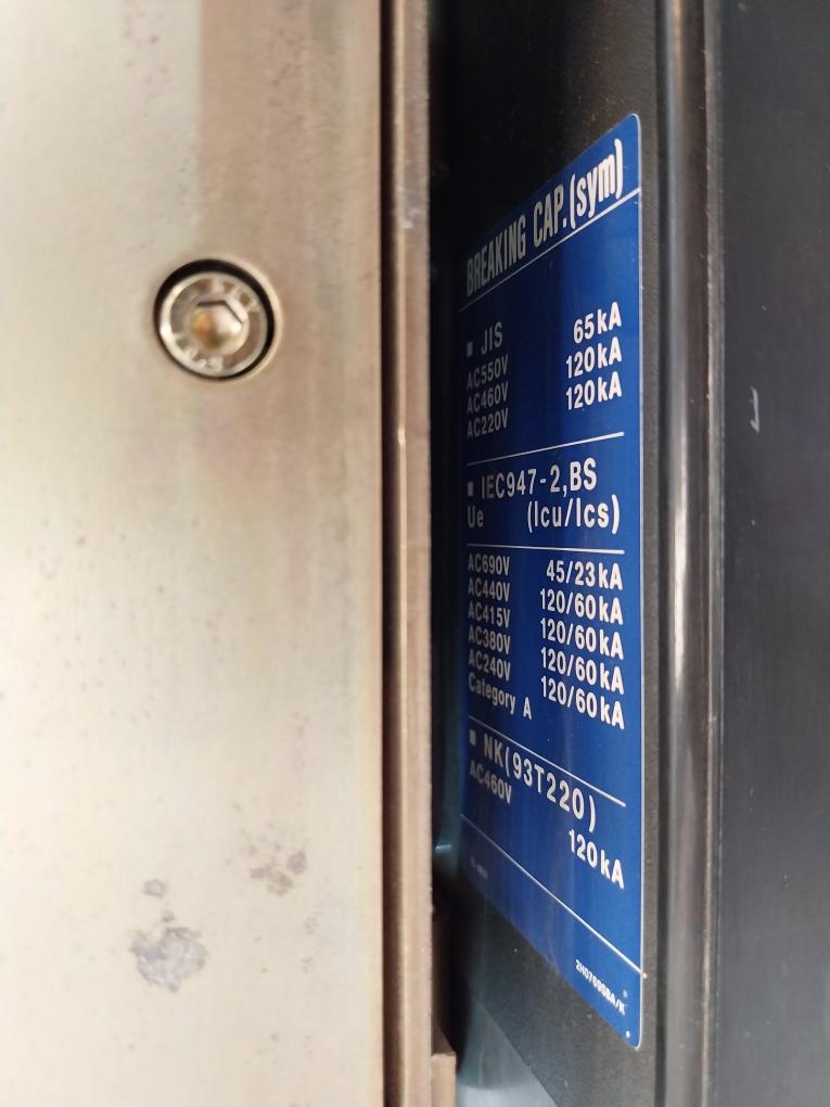 Terasaki Electric Tembreak Tl-800F Circuit Breaker W/ Tmc9B Motor Operator 3Pole