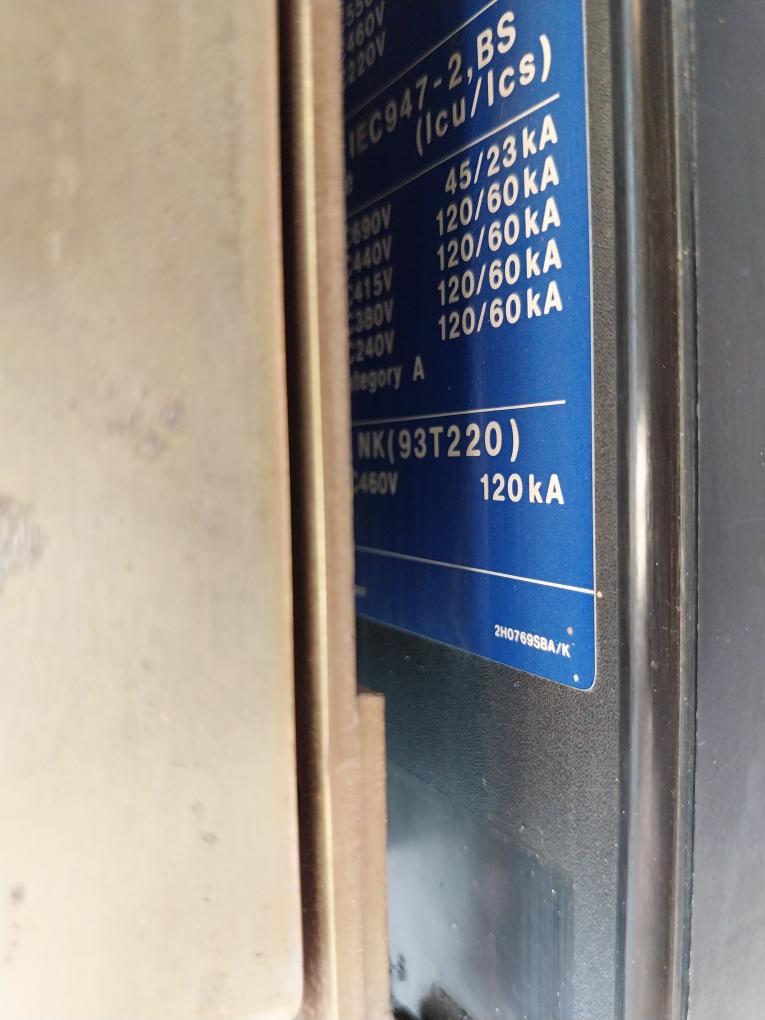 Terasaki Tembreak Tl-800F 3 Circuit Breaker Tmc9B 700A