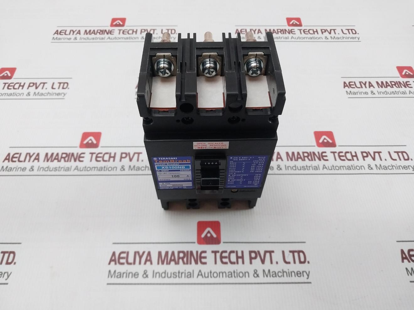 Terasaki/Tembreak  Xs100Nb Circuit Breaker Ac240V 50Ka 3Pole 2H8297Saa/K