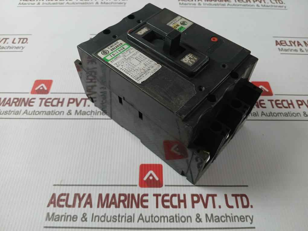 Terasaki Tg-100B 3 Pole Circuit Breaker Ac 660V Dc 250V Ra-2936-7-1