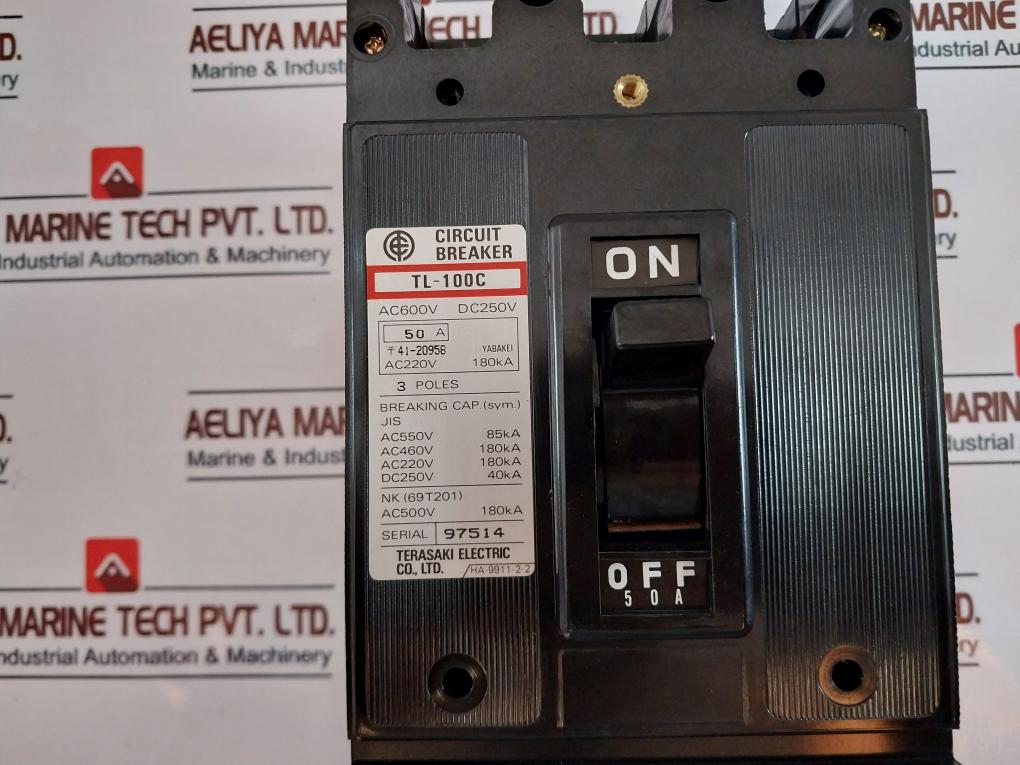 Terasaki Tl-100C Molded Case Circuit Breaker 50A