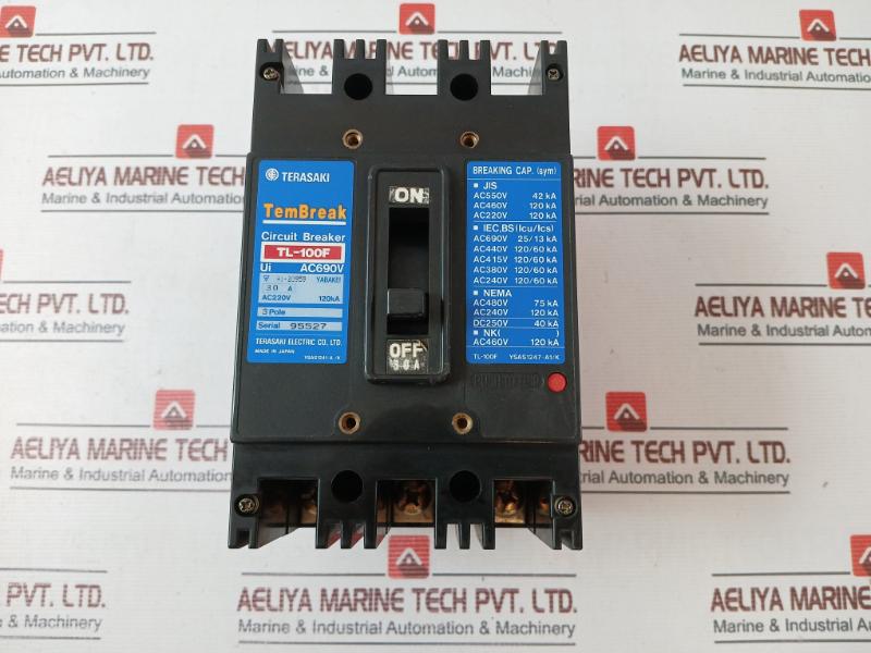 Terasaki Tl-100f Tembreak Circuit Breaker 200-480v 50/60hz Ac220v 120ka