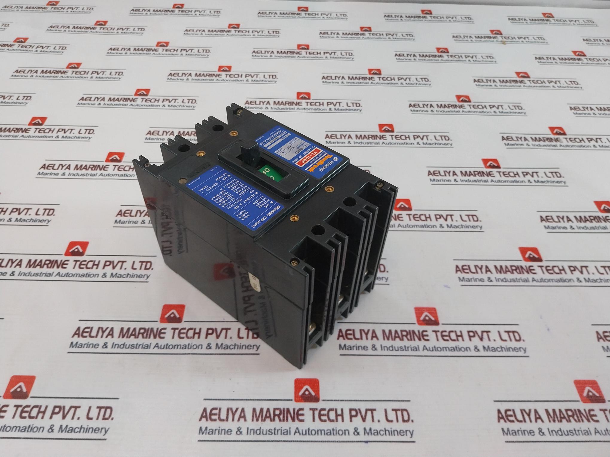 Terasaki Tl-100F Tembreak Circuit Breaker 3 Pole 20A 50/60Hz