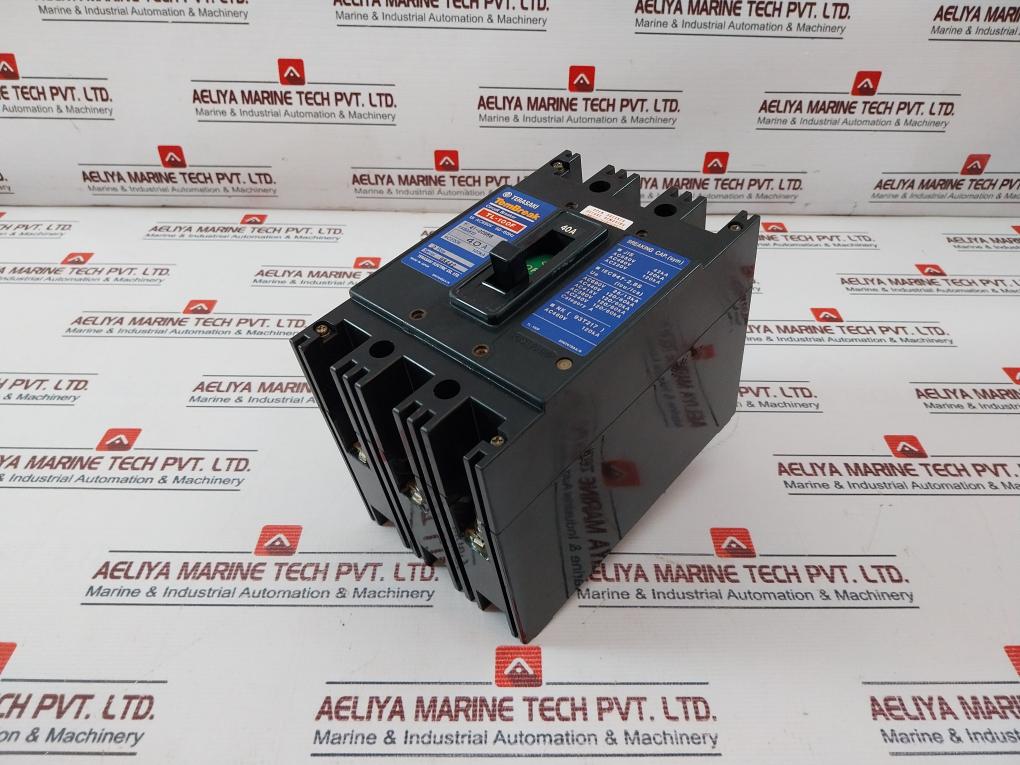 Terasaki Tl-100F Tembreak Circuit Breaker 3 Pole Ac690V 40A 200-480V 50/60Hz