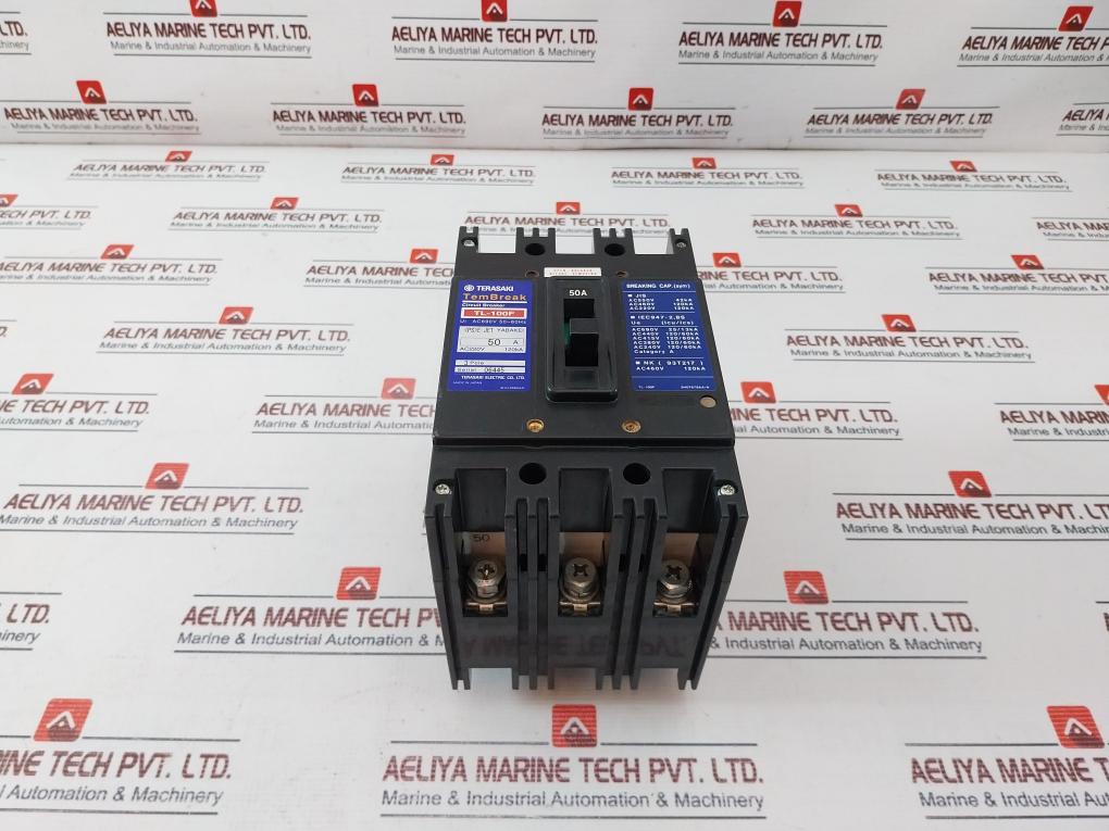 Terasaki Tl-100f Tembreak Circuit Breaker 50a Ac220v 120ka 200-480v 50/60hz