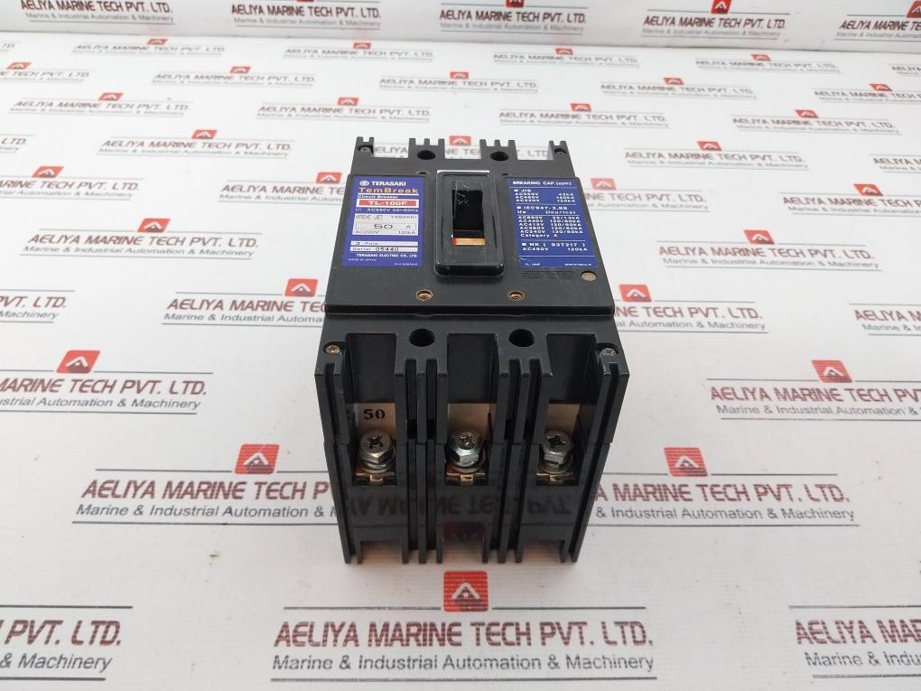 Terasaki Tl-100F Tembreak Circuit Breaker 50A Ac690V 2H4145Saa/K 50/60Hz