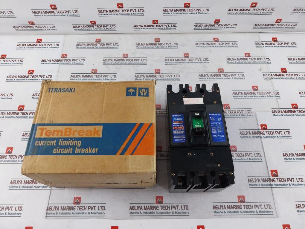 Terasaki TL-225F 225A 3 Pole Current Limiting Circuit Breaker