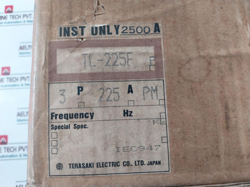 Terasaki Tl-225F 225A 3 Pole Current Limiting Circuit Breaker