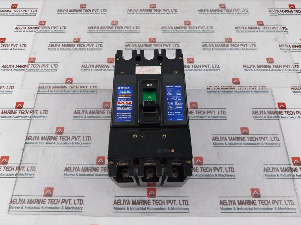 Terasaki TL-225F 225A 3 Pole Current Limiting Circuit Breaker