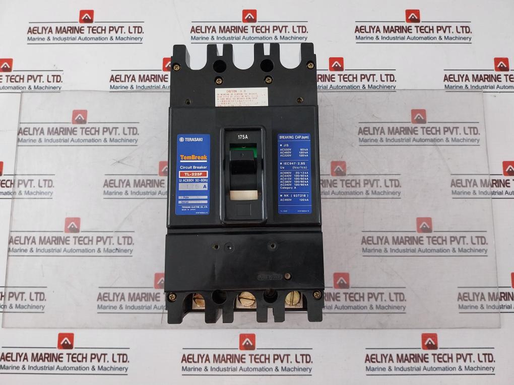 Terasaki Tl-225F 3 Pole Circuit Breaker 175A Ac690V 50~60Hz