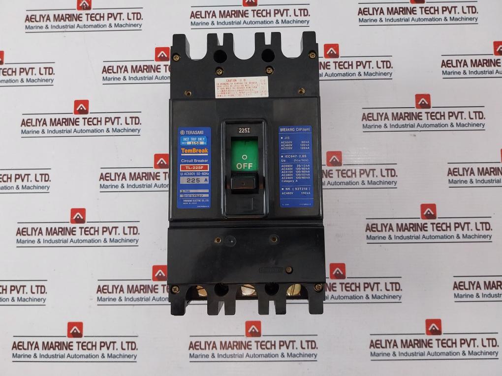 Terasaki Tl-225F 3 Pole Circuit Breaker 225A Ac690V 50~60Hz