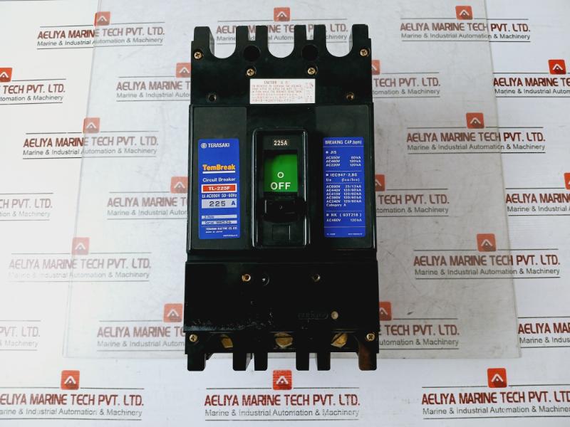 Terasaki Tl-225F Tembreak Circuit Breaker 225A 3-pole Ac960V 50-60Hz