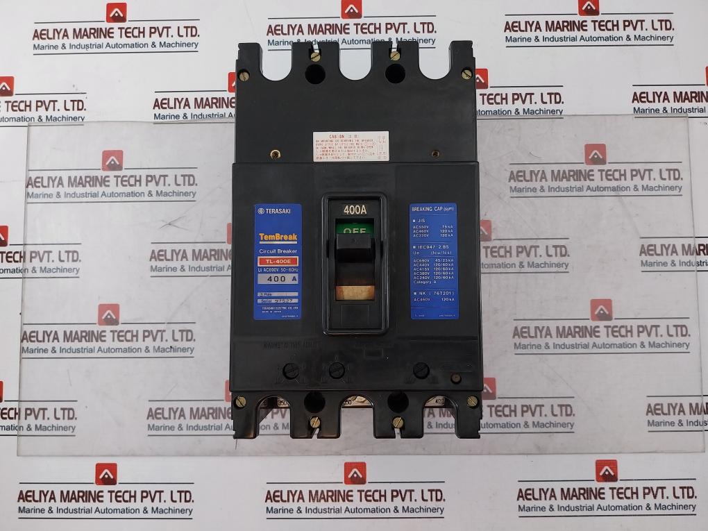 Terasaki Tl-400E 3 Pole Circuit Breaker 400A Ac690V 50~60Hz