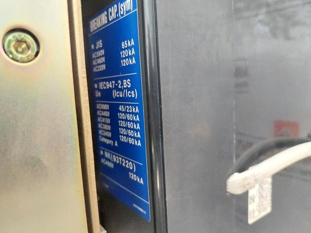 Terasaki Tl-800F 3 Pole Tembreak Circuit Breaker W/ Tmc9B Motor Operator Ac 690V