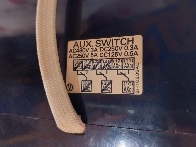 Terasaki Tl-800F Circuit Breaker Ac690V 60Hz Ac 100-115V 2H1035Saa