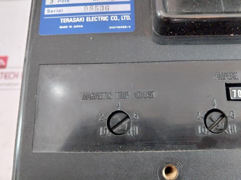 Terasaki Tl-800F Tembreak Circuit Breaker 3 Pole At 45°C Ac690V 60Hz 700A
