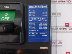 Terasaki Tl-800F Tembreak Circuit Breaker 3 Pole At 45°C Ac690V 60Hz 700A