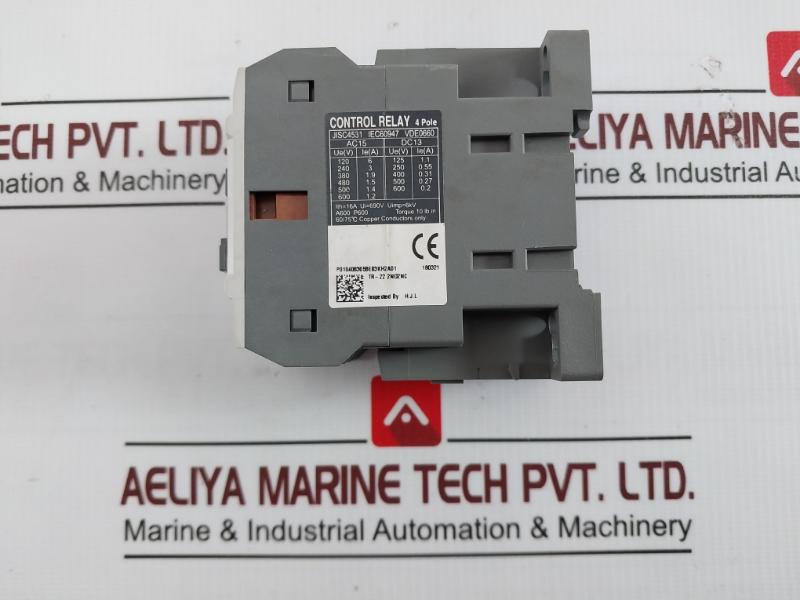 Terasaki Tr-22 4 Pole Control Relay Jisc4531 Vde0660 60/75°C Ac220V 50/60Hz