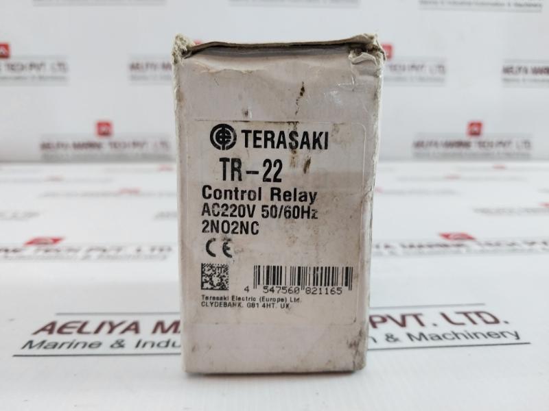 Terasaki Tr-22 4 Pole Control Relay Jisc4531 Vde0660 60/75°C Ac220V 50/60Hz