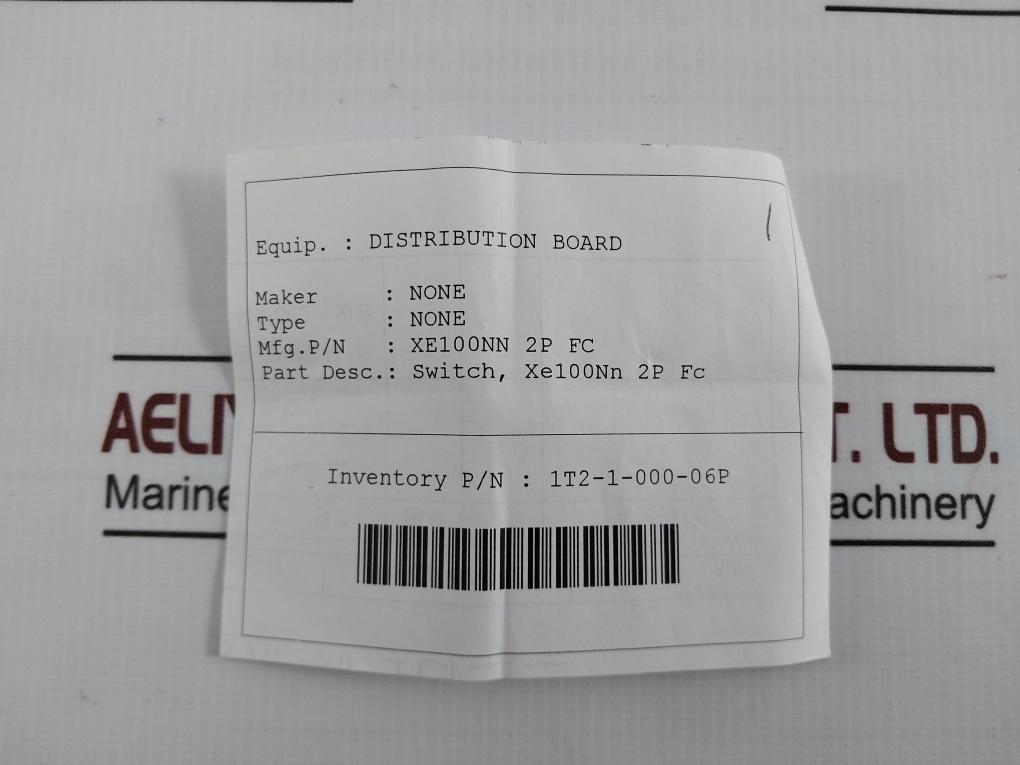 Terasaki Xe100Nn 2 Pole Tembreak Circuit Breaker 1T2-1-000-06P Ac600V Dc250V