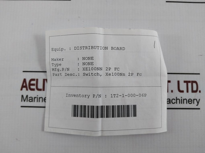 Terasaki Xe100Nn 2 Pole Tembreak Circuit Breaker 1T2-1-000-06P Ac600V Dc250V
