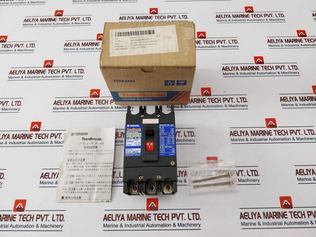 Terasaki Xe100Ns 20A Molded Case Circuit Breaker Ac 660V 50~60Hz