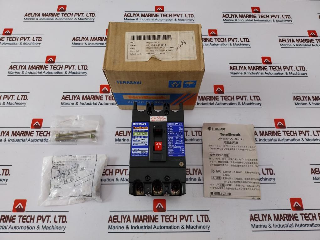 Terasaki Xe100Ns Molded Case Circuit Breaker 88110-00.056214 100A