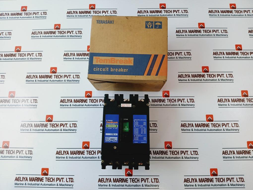 Terasaki Xe225Ns, 3 Pole Molded Case Circuit Breaker 175A 690Vac 50~60Hz