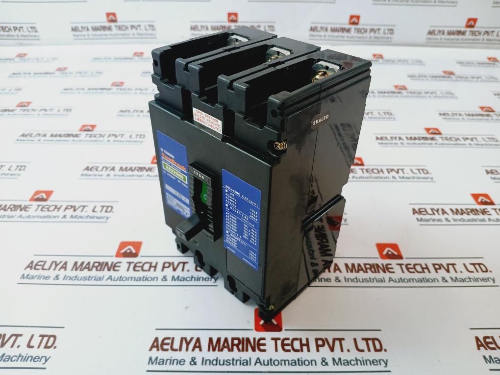 Terasaki Xe225Ns, 3 Pole Molded Case Circuit Breaker 175A 690Vac 50~60Hz