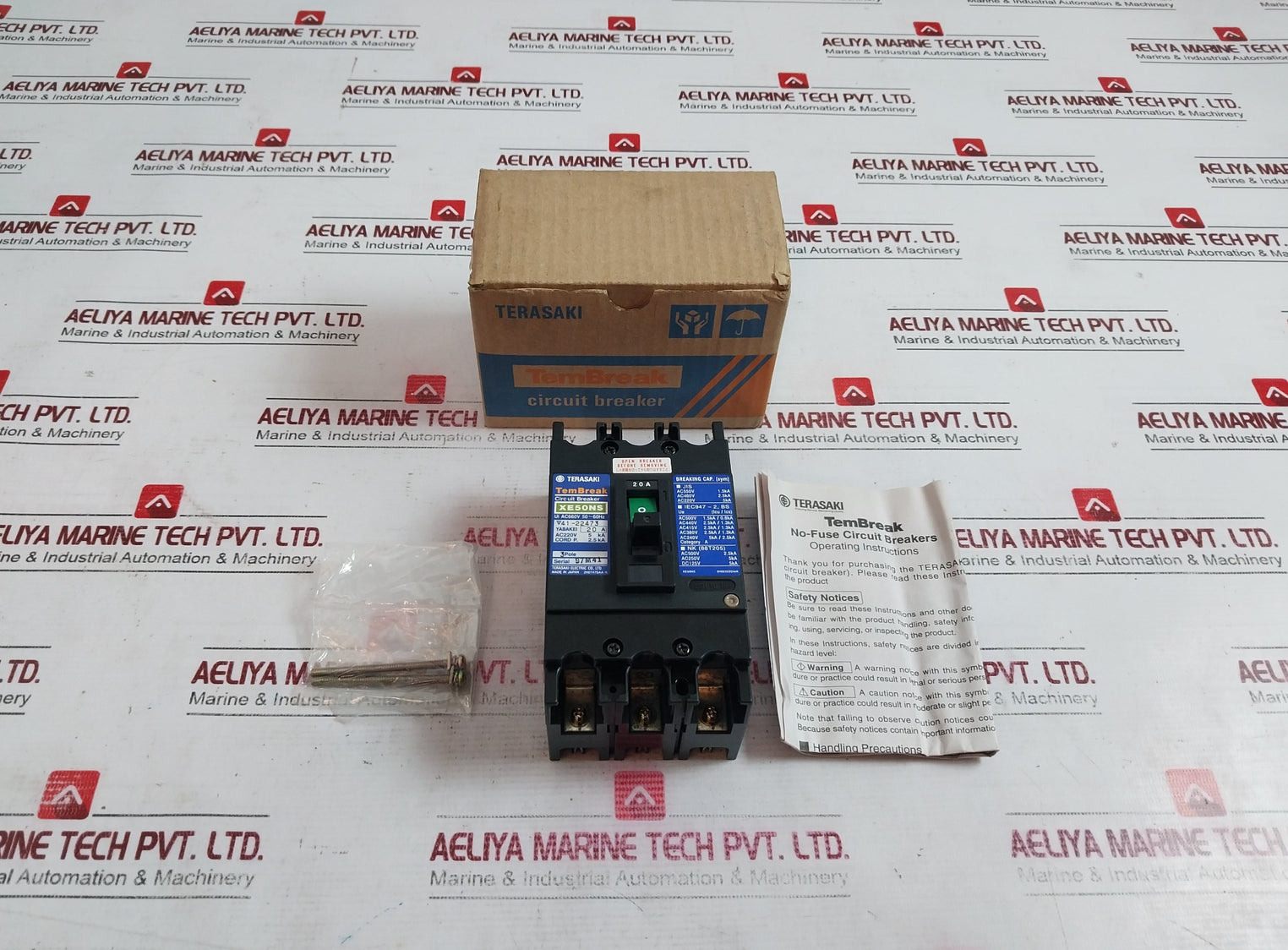 Terasaki Xe50Ns 3 Pole Circuit Breaker 20A 660V Ac 5Ka Iec947