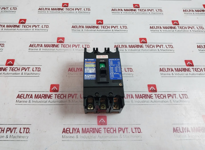 Terasaki Xe50Ns 3 Pole Circuit Breaker 20A 660V Ac 5Ka Iec947