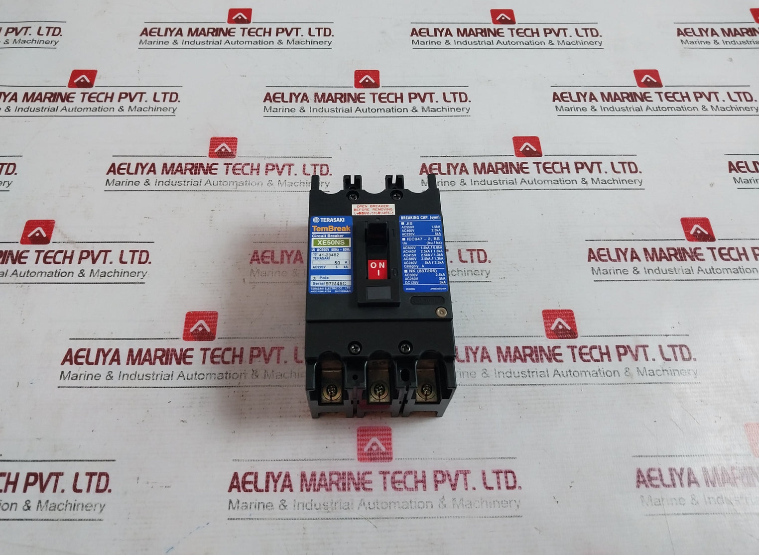 Terasaki Xe50Ns Circuit Breaker Ac660V 50Hz/60Hz 2H1216Saa/K Iec947 97M45C