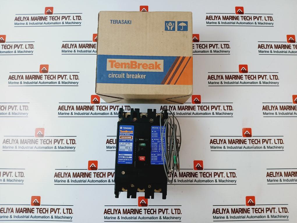 Terasaki Xh100Ns, 3 Pole Circuit Breaker 60A 690Vac 50~60Hz