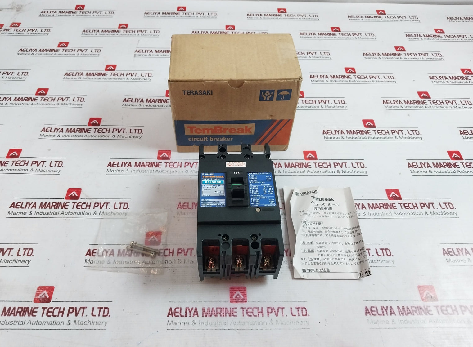 Terasaki Xs100Nb Tembreak Circuit Breaker 75A Ac220V 50Ka