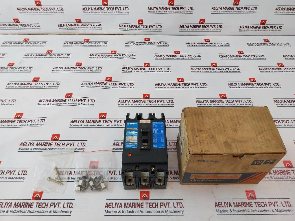 Terasaki Xs100Ns 3 Pole Circuit Breaker 15A 600V