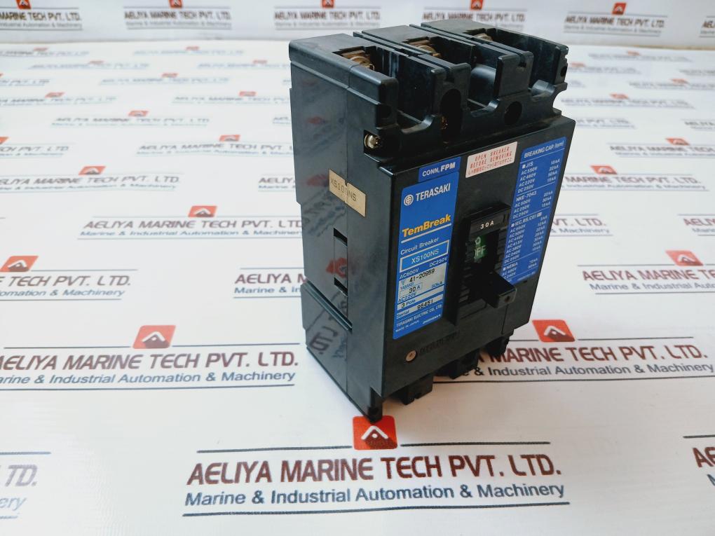 Terasaki Xs100Ns 3 Pole Tembreak Circuit Breaker 30A