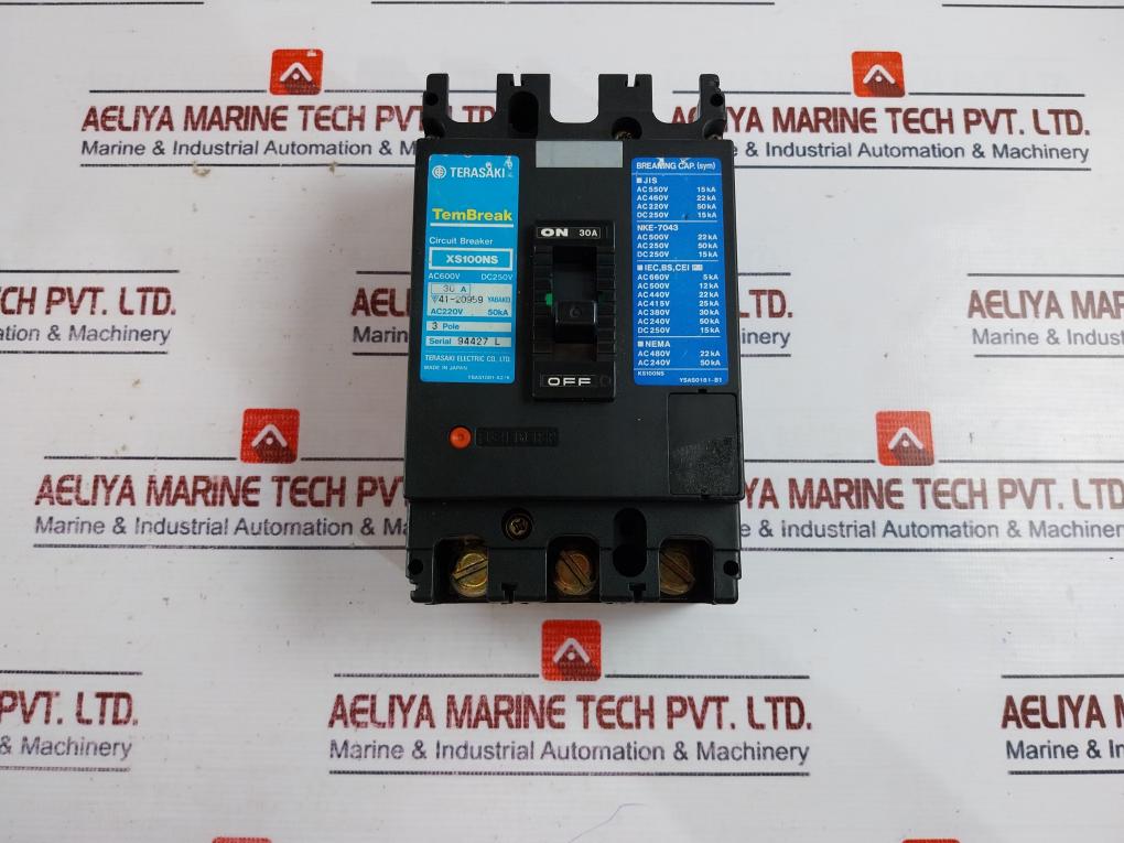 Terasaki Xs100ns Circuit Breaker 200-480v 50/60hz