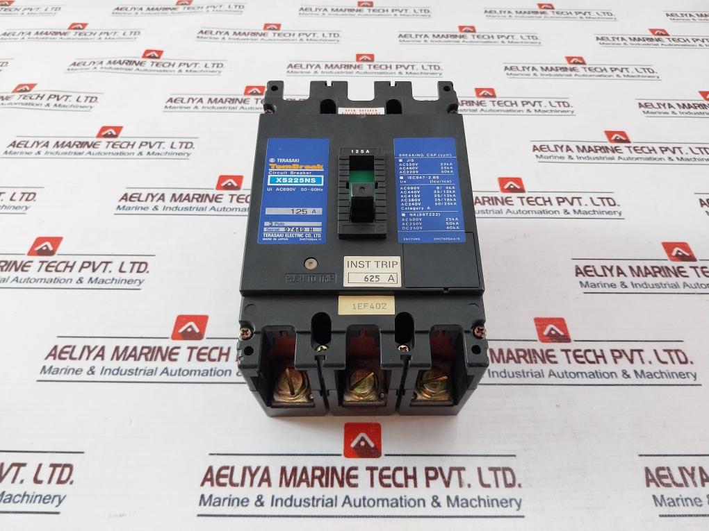 Terasaki Xs225Ns Circuit Breaker 3 Pole 125A