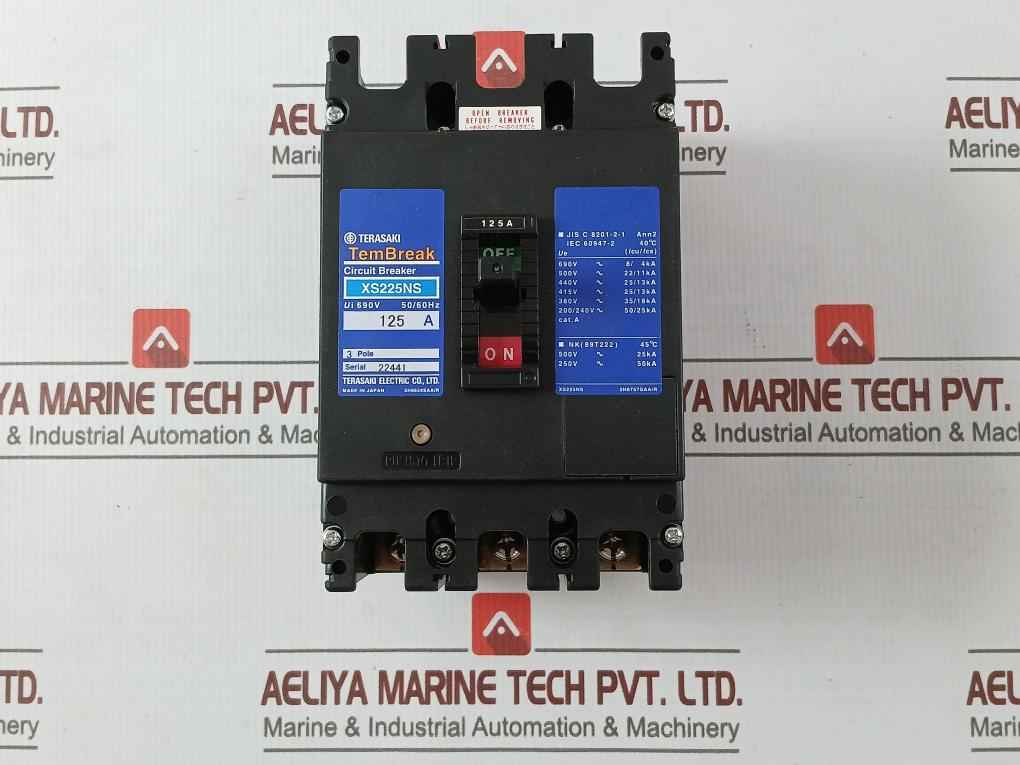 Terasaki Xs225Ns Circuit Breaker 50/60 Hz 690V~