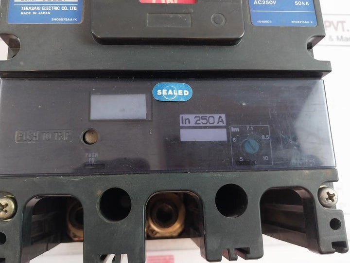 Terasaki Xs400Cs 3 Pole Circuit Breaker Ac550V 22Ka Ui Ac690V 50/60Hz