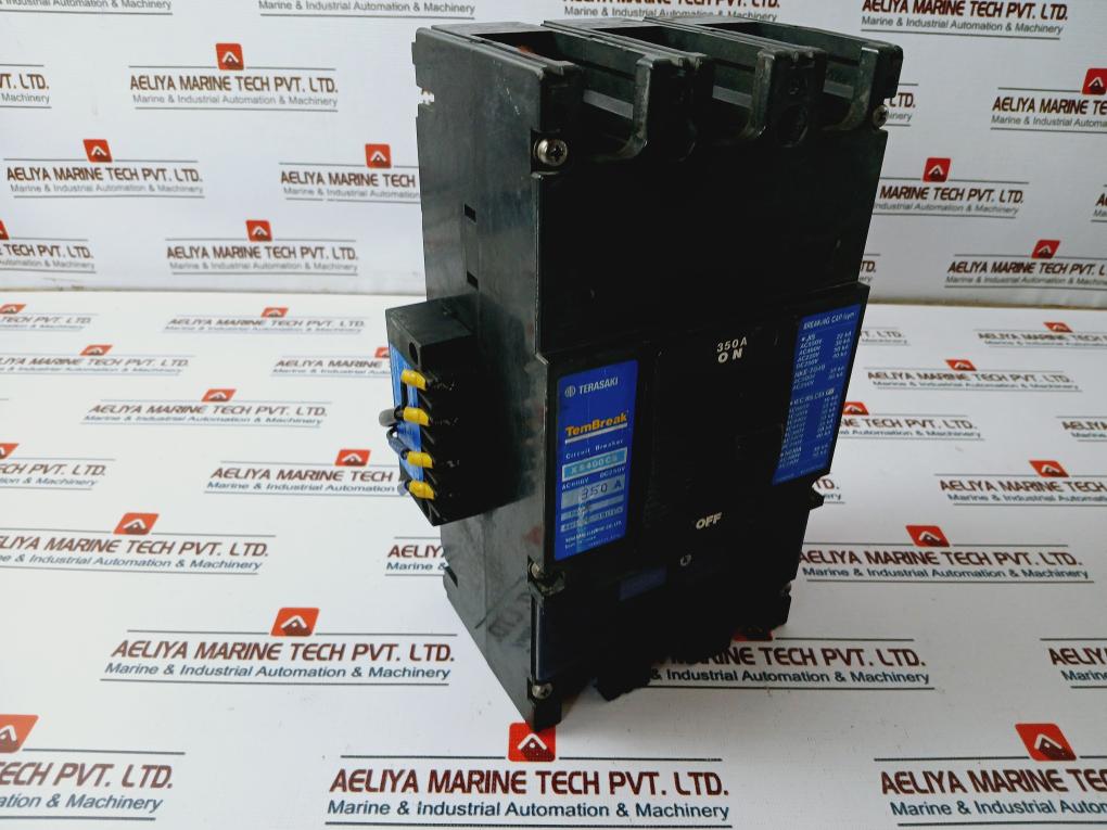 Terasaki XS400CS Circuit Breaker AC600V DC250V 350A Tembreak UVT Controller