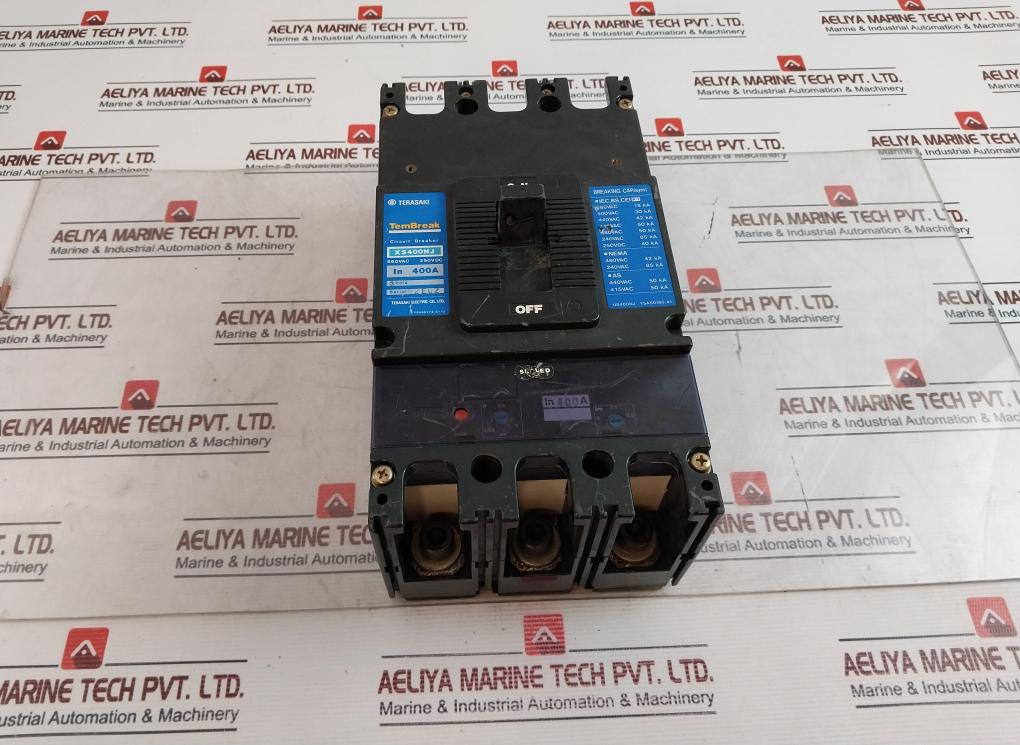 Terasaki Xs400Nj 3 Pole Circuit Breaker 400A 660Vac