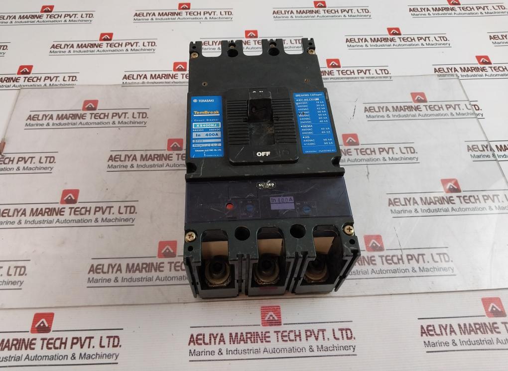 Terasaki XS400NJ 3 Pole Circuit Breaker 400A 660VAC