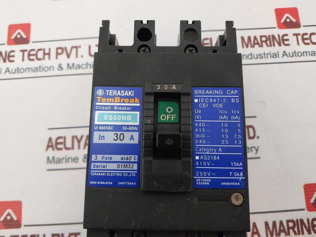 Terasaki Xs50Nb Circuit Breaker 50~60Hz