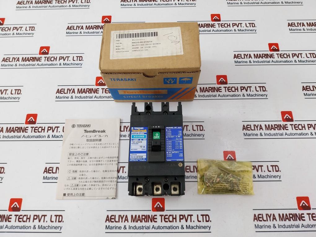 Terasaki Xs50Nb Molded Case Circuit Breaker 88310-00.010214 10A