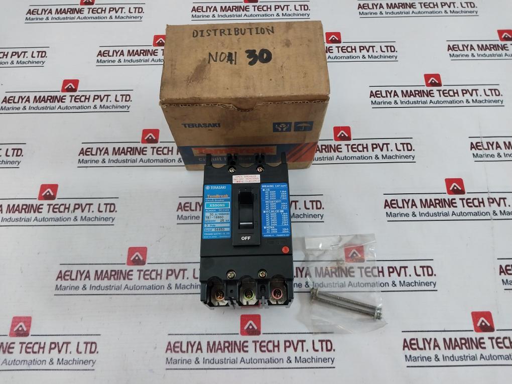 Terasaki Xs50Ns 3 Pole Circuit Breaker 30A